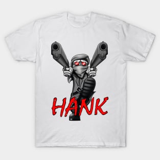 Hank of Madness combat with two guns. T-Shirt